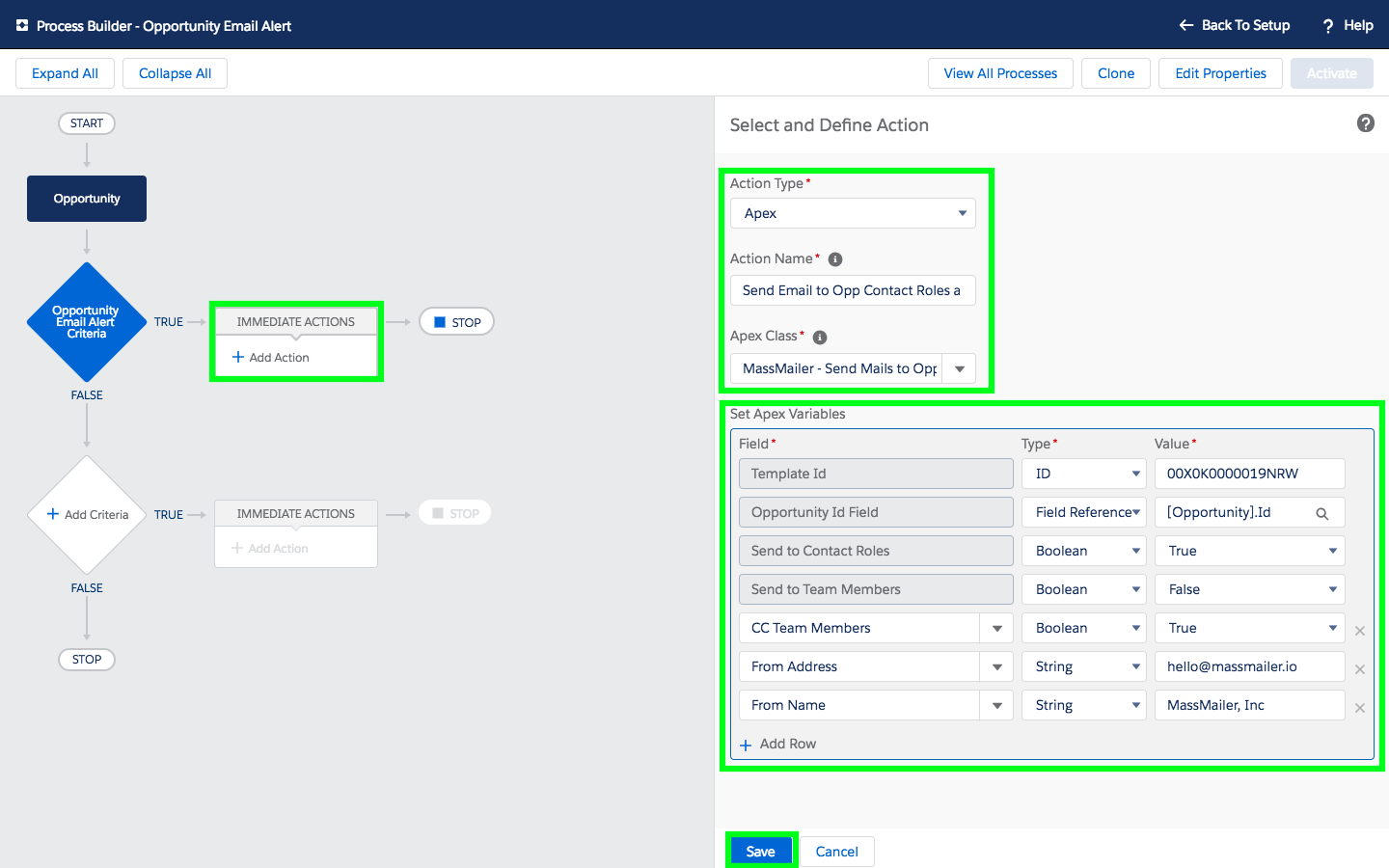 Send Workflow Alerts To Opportunity Roles in Salesforce