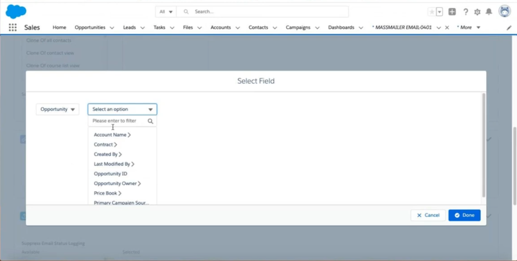 How to associate email events to a related object in MassMailer image 5