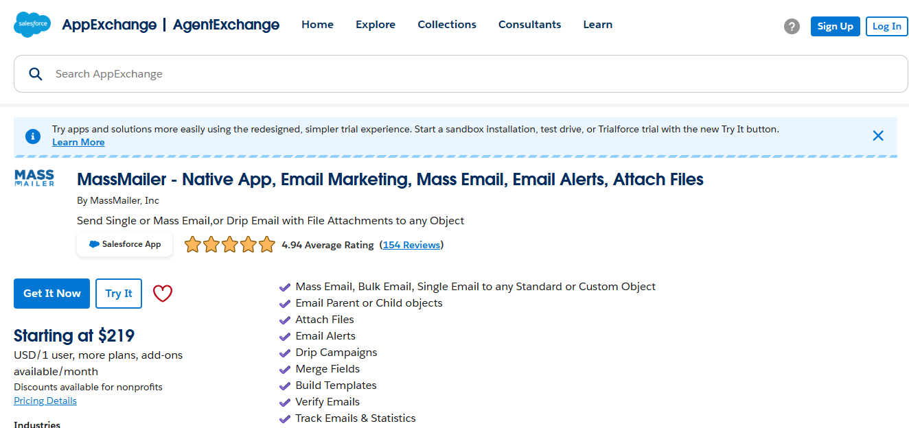 Appexchange-showing-massmailer-as-native-salesforce-app